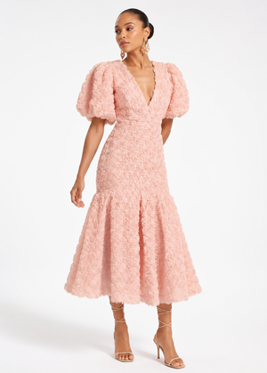 Simona Flora 3D Roses Dress
