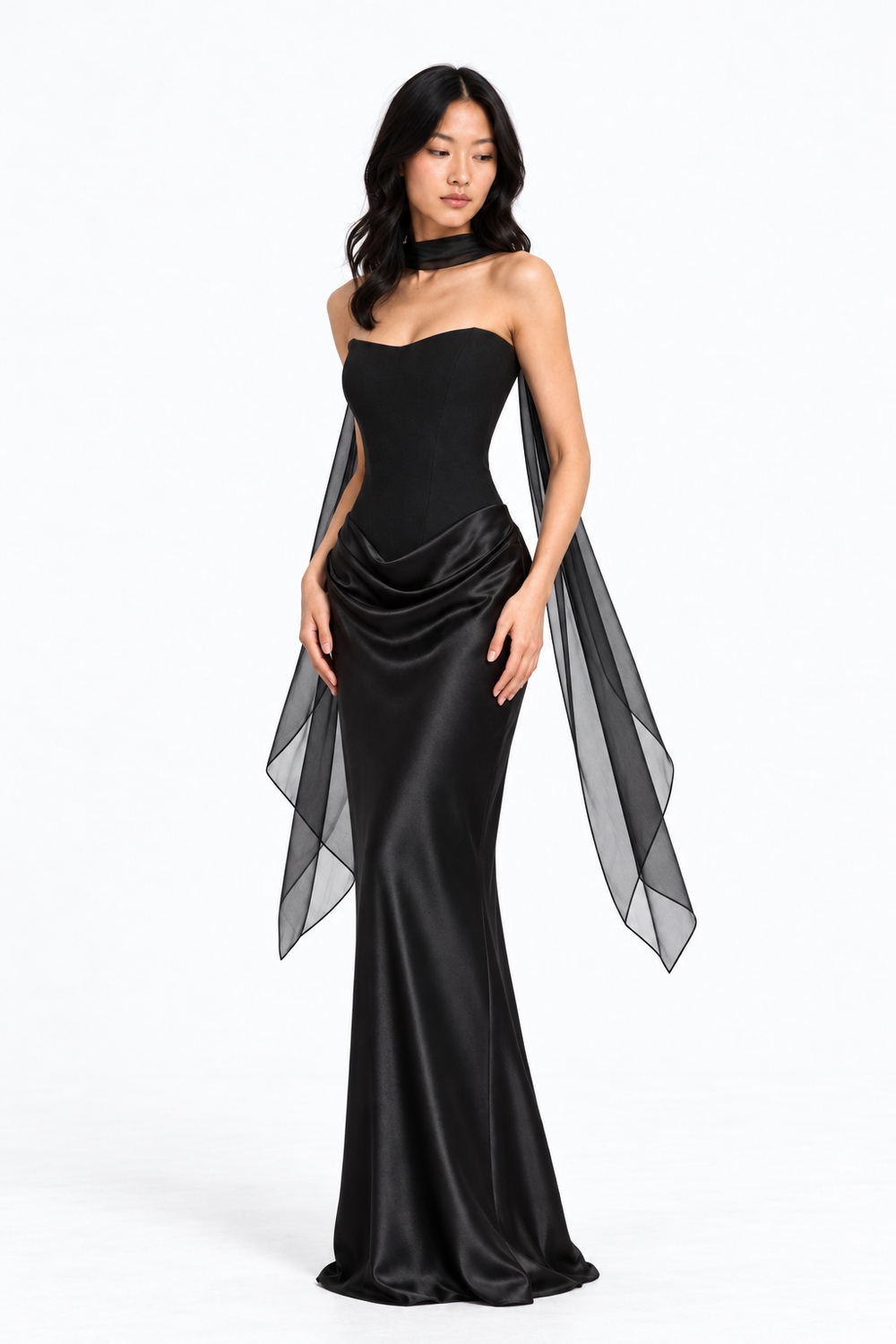 Maggie Maxi Dress – Black