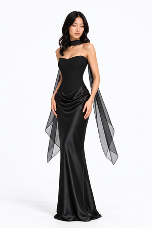Maggie Maxi Dress – Black