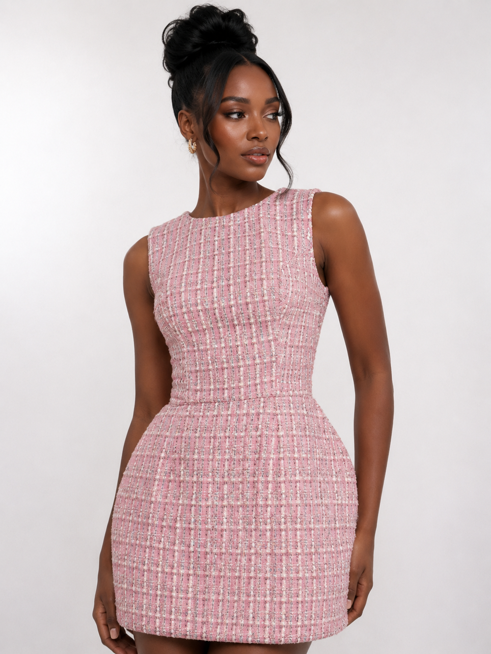 Pink Mini Skater Dress