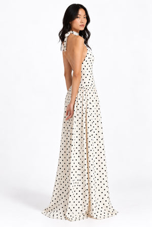 The Amélie Polka Dot Maxi Dress by Ciar – back